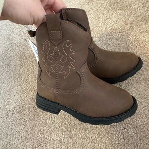 Carter's Brown Kids' Boots with Zipper